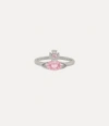 Vivienne Westwood Allie Ring Silver Cubic Zirconia Unisex