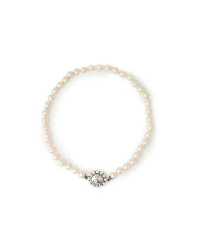 Vivienne Westwood Amaya Orb Faux Pearl Necklace In White