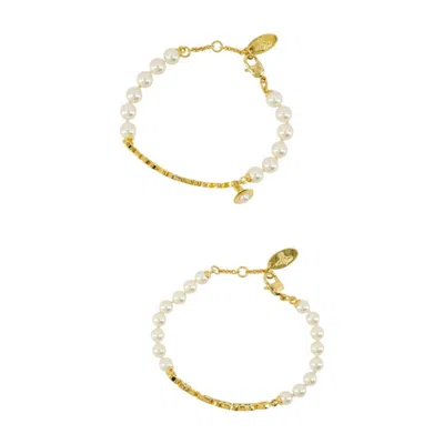 Vivienne Westwood Amelia Bracelet In Metallic