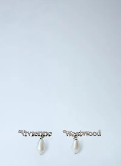 Vivienne Westwood Amelia Earrings In Silver
