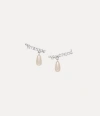 Vivienne Westwood Amelia Earrings Silver Glass Pearls Women