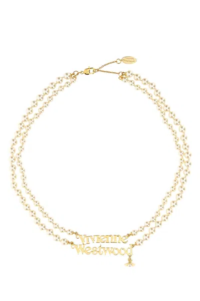 Vivienne Westwood Amelia Mini Pendant Necklace In Gold