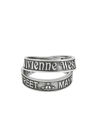 Vivienne Westwood Amos Ring Platinum Silver Unisex