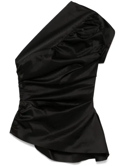 Vivienne Westwood Andalouse Draped Asymmetric Top In Blue