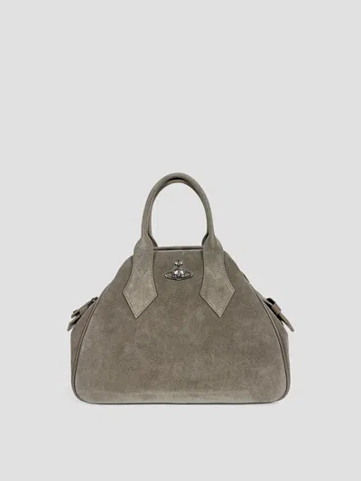 Vivienne Westwood Andasmine Medium Handbag In Gray