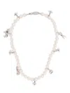 Vivienne Westwood Anglo Necklace In Silver