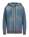 Vivienne Westwood Anglomania Man Sweatshirt Blue Size L Cotton, Polyester, Elastane In Blue