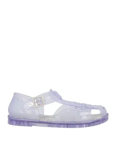 Vivienne Westwood Anglomania + Melissa Woman Sandals Lilac Size 6 Pvc - Polyvinyl Chloride In Purple