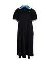 Vivienne Westwood Anglomania Polo Shirt Dress In Navy Cotton In Blue