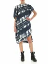 Vivienne Westwood Anglomania Palm Dress In Blue And White In Azul