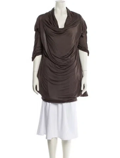 Pre-owned Vivienne Westwood Anglomania Vintage 2000's Tunic In Brown