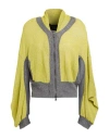 Vivienne Westwood Anglomania Woman Cardigan Lime Green Size S Cotton, Viscose, Polyester, Polyamide
