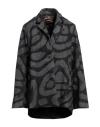 Vivienne Westwood Anglomania Woman Coat Black Size 4 Wool, Polyester In Black