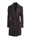 Vivienne Westwood Anglomania Woman Coat Midnight Blue Size 4 Virgin Wool, Polyamide