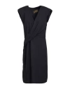 Vivienne Westwood Anglomania Woman Midi Dress Black Size 4 Viscose, Wool In Black
