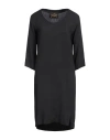 Vivienne Westwood Anglomania Woman Mini Dress Black Size 4 Viscose, Wool In Black