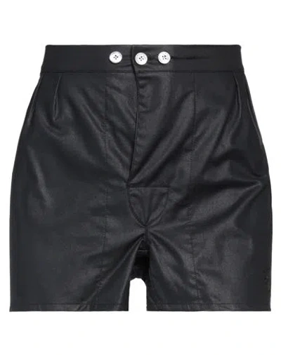 Vivienne Westwood Anglomania Woman Shorts & Bermuda Shorts Black Size 2 Cotton