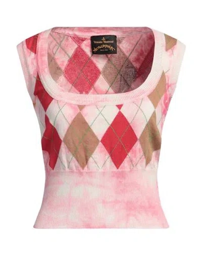Vivienne Westwood Anglomania Woman Sweater Light Pink Size S Cotton