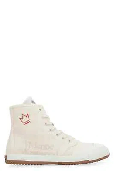 Pre-owned Vivienne Westwood Animal Gym Canvas High-top Sneakers In Skin
