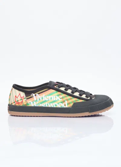 Vivienne Westwood Animal Gym Low Top Trainers In Multicolour
