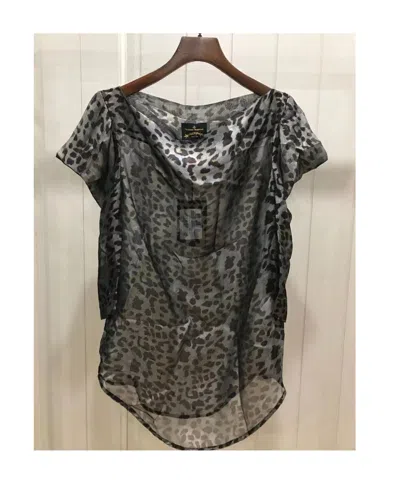 Vivienne Westwood Animal Print T-shirt In Black