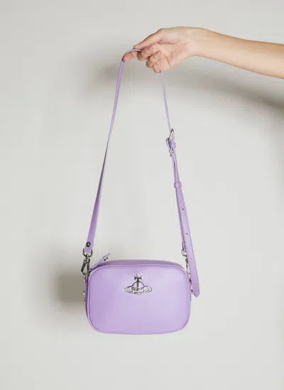 Vivienne Westwood Anna Camera Bag In Purple