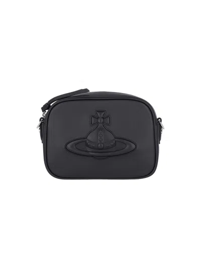 Vivienne Westwood 'anna Camera' Shoulder Bag In Black  