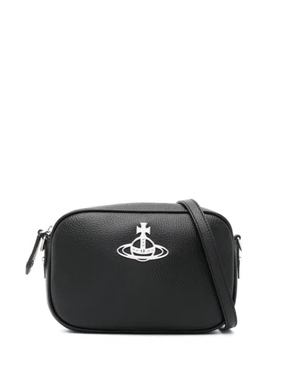 Vivienne Westwood Anna Cross Body Bag In Black