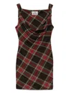 Vivienne Westwood Anna Pencil Dress In Brown