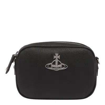 Vivienne Westwood Anna Shoulder Bag In Black
