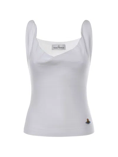 Vivienne Westwood Anna Twist-detail Tank Top In White