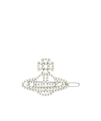 Vivienne Westwood Annalisa Hair Accessories In White