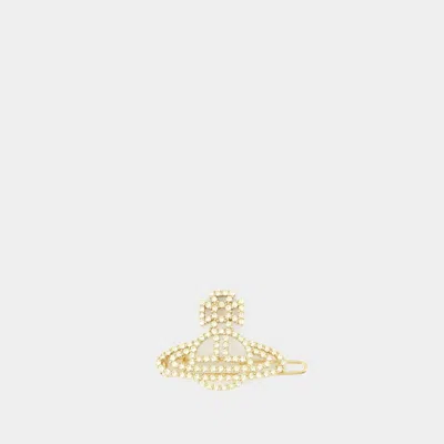 Vivienne Westwood Annalisa Hair Clip -  - Brass - Gold