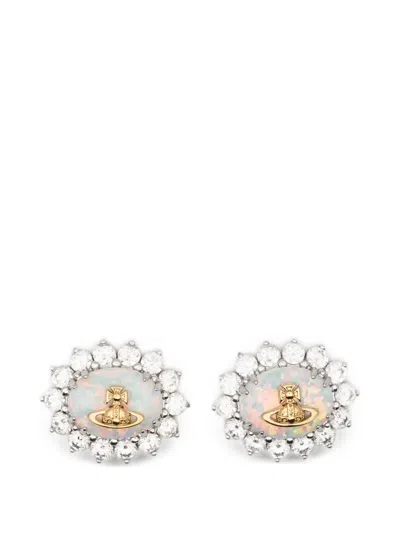 Vivienne Westwood Annia Stud Earrings In Gold