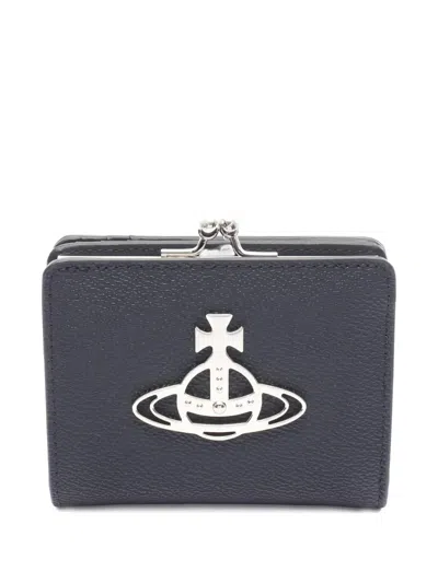 Pre-owned Vivienne Westwood Annie Bi-fold Wallet In Black
