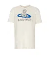 Vivienne Westwood Womens White Graphic-print Short-sleeved Cotton-jersey T-shirt In White
