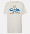Vivienne Westwood Womens White Graphic-print Short-sleeved Cotton-jersey T-shirt In Weiss
