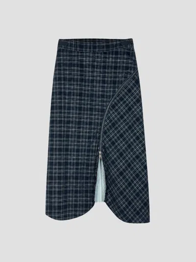 Vivienne Westwood Aperitive Mini Skirt In Blue