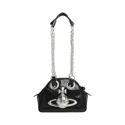 Pre-owned Vivienne Westwood Archive Chain Handbag 'black' | Women's Size Onesize