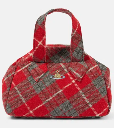 Vivienne Westwood Archive Medium Canvas Tote Bag In Red
