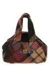 Vivienne Westwood Mini Handbag With Check Pattern And Chain Strap In Multi