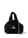 Vivienne Westwood Black Mini Yasmine Bag In Black