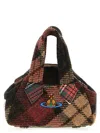 Vivienne Westwood Mini Handbag With Check Pattern And Chain Strap In Multi