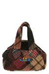 Vivienne Westwood Mini Handbag With Check Pattern And Chain Strap In Multi