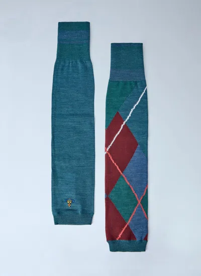 Vivienne Westwood Argyle Arm Warmers In Pink