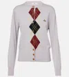 Vivienne Westwood Argyle Cardigan In Grey