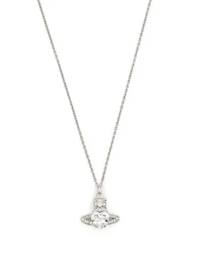 Vivienne Westwood Ariella Orb-charm Necklace In Silber