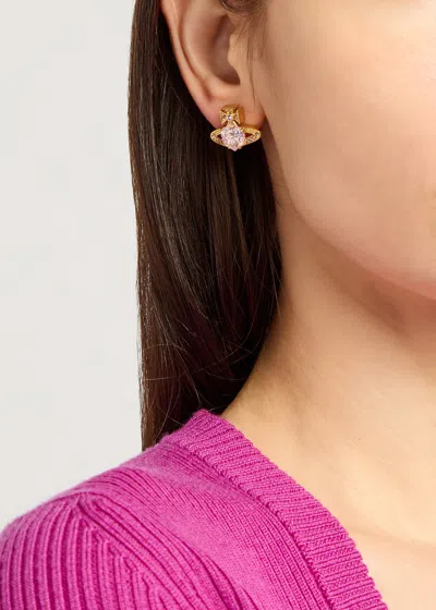 Vivienne Westwood Ariella Orb-embellished Stud Earrings In Gold