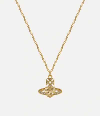 Vivienne Westwood Ariella Pendant Necklace Gold-champagne-cz-white-opal-crystal-crystal Gold-champagne-cz-white-opal-c
