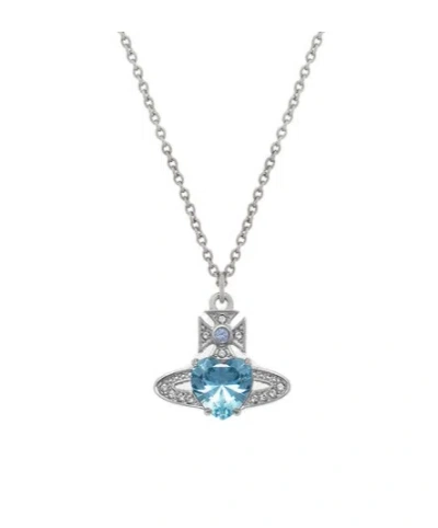 Vivienne Westwood Ariella Pendant Necklace In Gray
